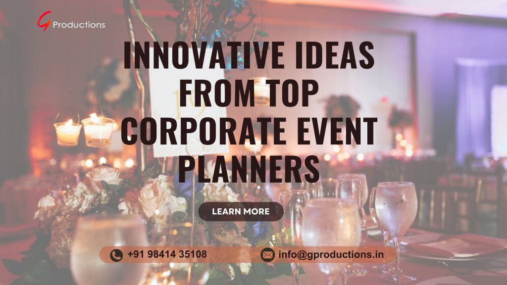 Corporate event planners event production company