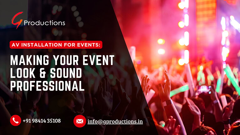 AV Installation for Events Making Your Event Look & Sound Professional
